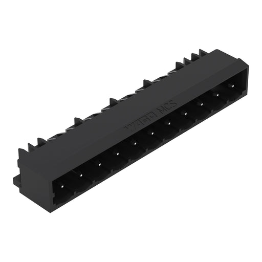 WAGO GmbH & Co. KG - Leiterplattensteckverbinder THR-Stiftleiste Lötstift 231-44#4055143695350 1,0x1,0,abgew.,sw − 100 Stück