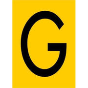 Jahn - Kennzeichnungsmaterial Zahlen+Buchstaben 06/018-G gelb − 10 Stück