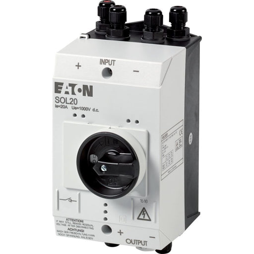 Eaton - Lasttrennschalter DC-Lasttrennschalter SOL20/2MV 20A,2 Strings M12