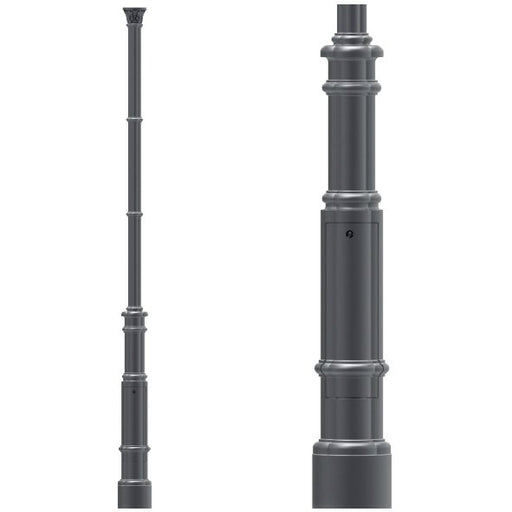 Leipziger Leuchten - Lichtmast Ziermast Z76mm 9.955.2214.70AFQ DB703 L3260mm