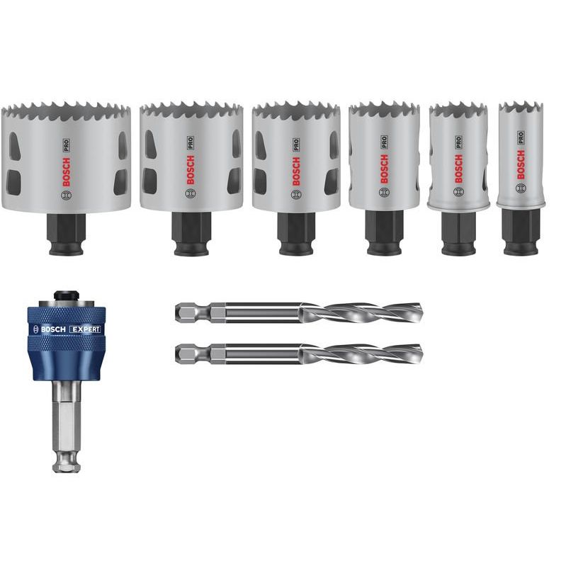 Bosch Power Tools - Werkzeugset PRO Multi Material PC Plus 2608594429VE(9) Lochsägen-Set 20-65  − 1 Packung