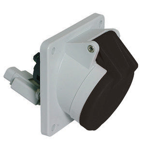 Bals Elektrotech - CEE-Anbausteckdose (IEC 60309) Anbausteckdose geneigt 16A 120586 4p 500V 7h IP44