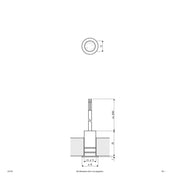 EVN Lichttechnik - Bodeneinbauleuchte LED EB-Lichtpunkt LD3 102 0,2W LED warmwhite