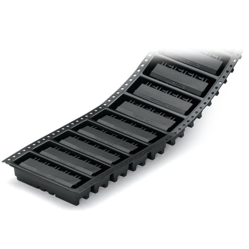 WAGO GmbH & Co. KG - Leiterplattensteckverbinder THR-Stiftleiste Lötstift 231-86#4050821043270 1,2x1,2,abgew.,sw − 330 Stück