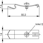 Telegärtner - Tragschiene Adapter-Set f. Tragschiene 100022650 TH35 f. MPD-HS Cat6a