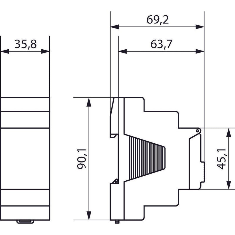 Theben - Raumthermostat/Uhrenthermostat Uhrenthermostat RAMSES 366/1 TOP2 digital