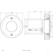 EVN Lichttechnik - Decken-/Wandleuchte LED Bodeneinbauleuchte P 650102 350mA 1W ww