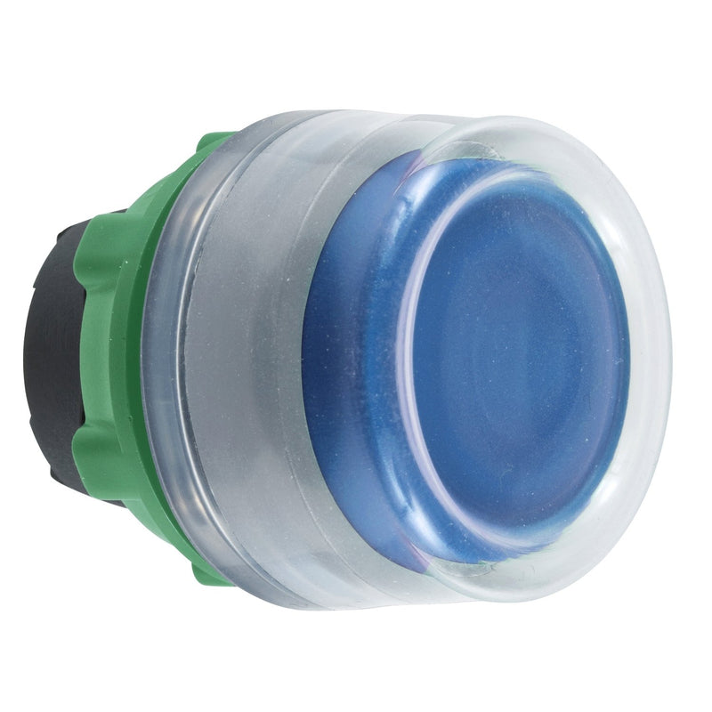 Schneider Electric - Frontelement für Drucktaster Drucktaster, Front ZB5APA6C0 blau, 22mm, in grau