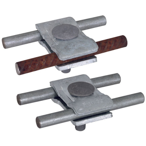 DEHN - Verbinder für Blitzschutz Parallelverbinder PV 6.22FRM10X40STTZN St/tZn