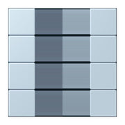 Jung - Abdeckung/Bedienelement für Installationsschalterprogramme Tastensatz 4fach LC 504 TSA 208 outremerclair