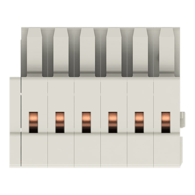 WAGO - Kabelsteckverbinder für Leiterplattensteckverbinder Federleiste 734-106 6p 3,5mm lichtgrau − 100 Stück