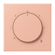 Jung - Abdeckung/Bedienelement für Installationsschalterprogramme Abdeckung für Thermostat LC 1749 BF 231 rose clair (32102)