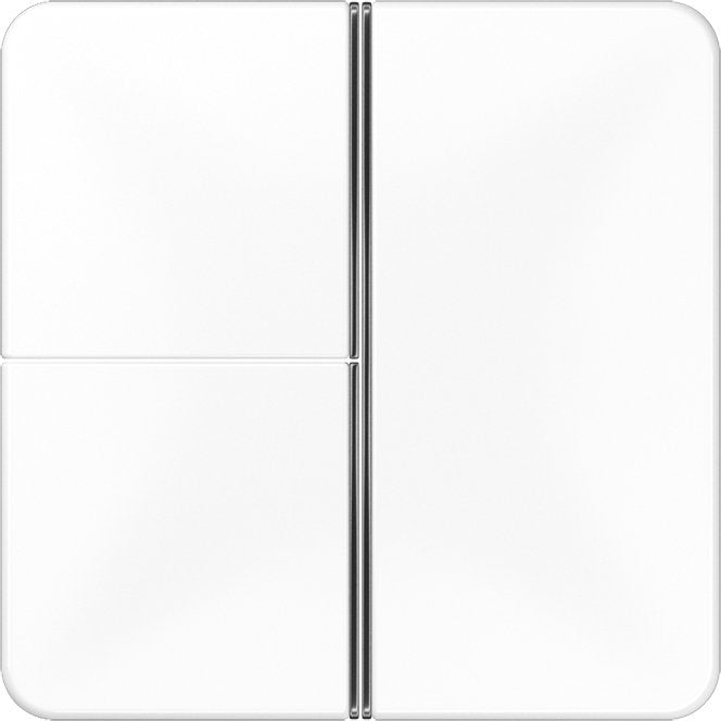 Jung - Abdeckung/Bedienelement für Installationsschalterprogramme Tastensatz 3-fach aws CD 403 TSA WW komplett
