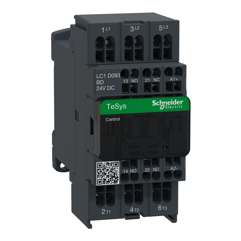 Schneider Electric - Leistungsschütz zum Schalten von Wechselstrom Leistungsschütz LC1D093BD 9A,24V/DC,FZ