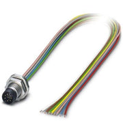 Phoenix Contact - Rundsteckverbinder, feldkonfektionierbar (Industriesteckverbinder) Einbausteckverbinder SACC-DSI-M8M#1424230