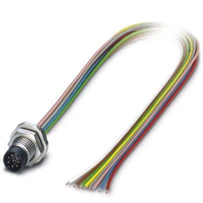 Phoenix Contact - Rundsteckverbinder, feldkonfektionierbar (Industriesteckverbinder) Einbausteckverbinder SACC-DSI-M8M#1424230