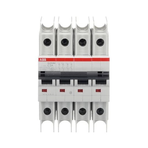 ABB Stotz S&J - Leitungsschutzschalter Sicherungsautomat SU204M-C3 10kA, 3A, 4P