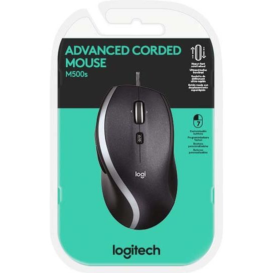 Logitech - Computermaus Maus M500SUSB sw Advanced,Laser