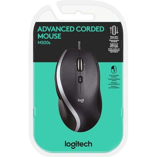 Logitech - Computermaus Maus M500SUSB sw Advanced,Laser