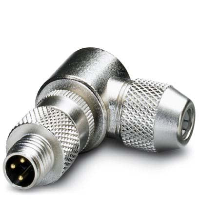 Phoenix Contact - Rundsteckverbinder, feldkonfektionierbar (Industriesteckverbinder) Steckverbinder SACC-M 8MR-3CON-SH 3-polig St/gew M8