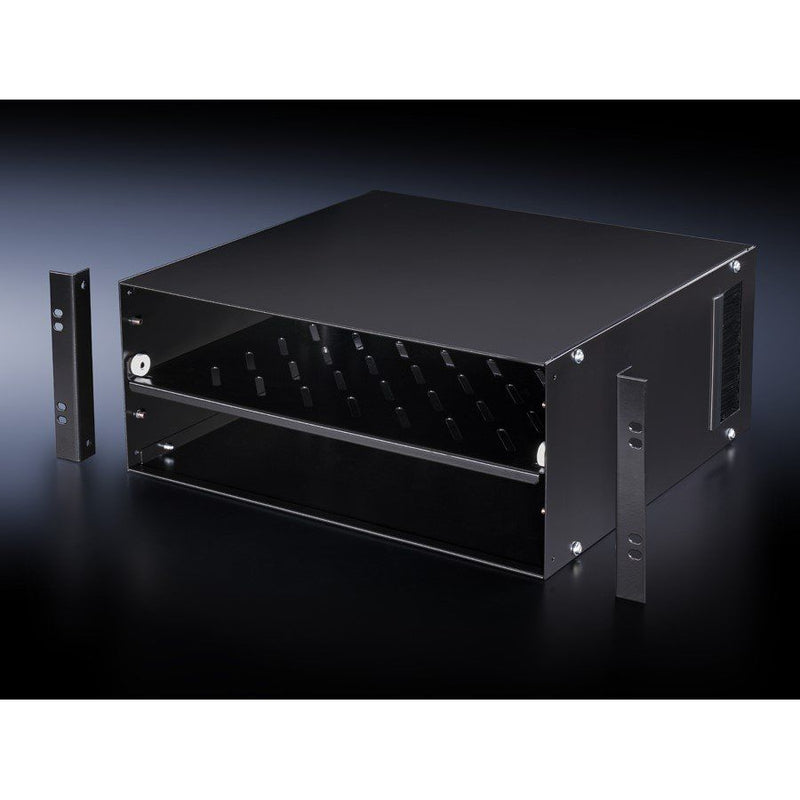 Rittal - Klemmenkasten 19"-Kleingerätebox DK 5501.900 4 HE, geschottet