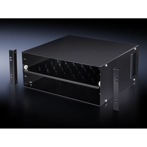 Rittal - Klemmenkasten 19"-Kleingerätebox DK 5501.900 4 HE, geschottet