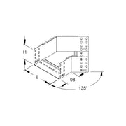 Niedax - Bogen für Kabelrinne Bogen RBA 110.500