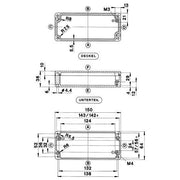 Bernstein - Leergehäuse Aluminiumgehäuse GEH.CA-100