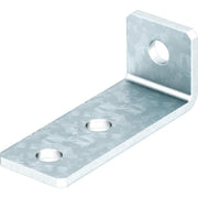 OBO Bettermann - Befestigungselement für Stiel/Profilschiene Verbindungswinkel 90° GMS 3 VW 90 FT m.3 Lö. 103x53x40x5 − 10 Stück