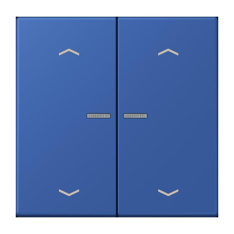 Jung - Bedienelement intelligent Taster mit Pfeilsymbolen BT LC 17102 P 253 bleu outremer 59