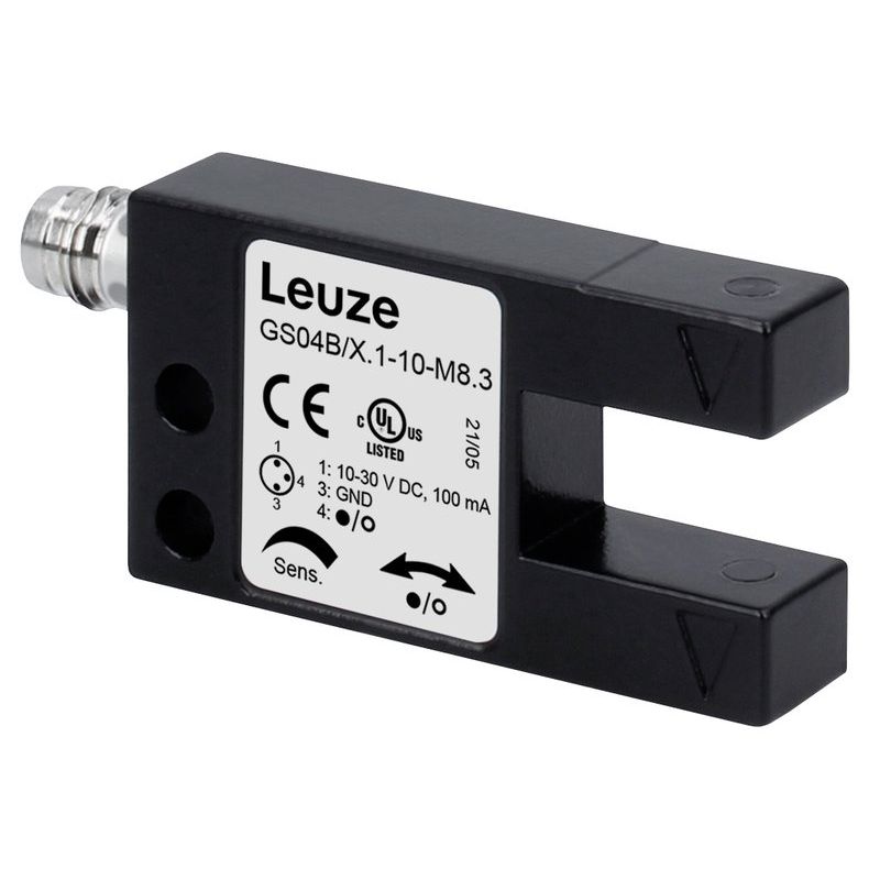 Leuze - Gabellichtschranke Gabel-Lichtschranke GS04B/P.1-10-M8.3
