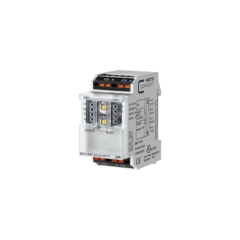 Metz Connect - Bussystem-Analogaktor BMT-F-AO4 BACnet MS/TP 110885130270