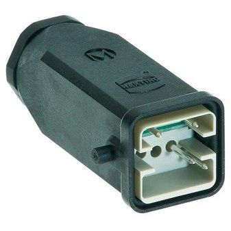 Harting - Kontakteinsatz für Rechtecksteckverbinder Abschlußstecker 09120062691 M20