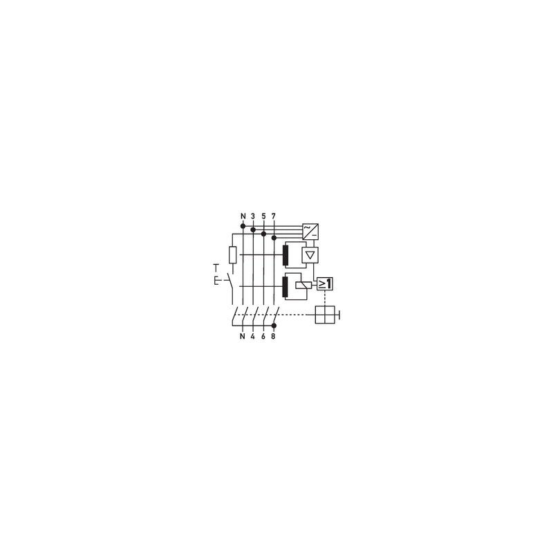 Doepke - Fehlerstrom-Schutzschalter mit Zusatzeinrichtung Fehlerstromschutzschalter DFS 4080-4/0,03-EVHD