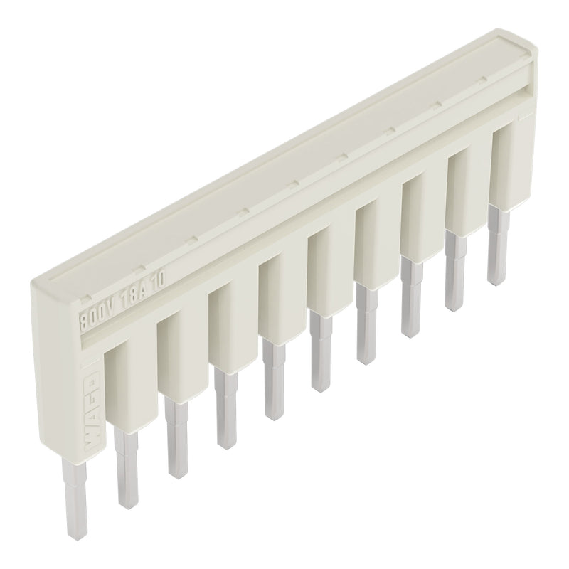 WAGO - Querverbinder/Brücker für Reihenklemme Kammbrücker 10-fach 2001-410 Nennstrom 18A − 25 Stück