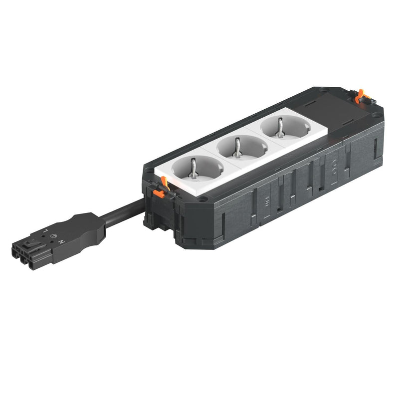 OBO Bettermann - Gerätebecher/Geräteträger für Unterflursystem Universalträger connect UTC4 W W3 208x76x45