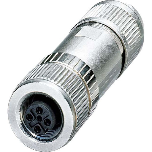 Phoenix Contact - Rundsteckverbinder, feldkonfektionierbar (Industriesteckverbinder) Bussystem-Steckverbinder SACC-M12FSD-4Q SH PN 4-pol. M12 geschirmt