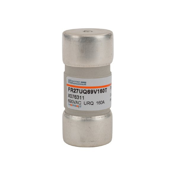 Mersen - Zylindrische Sicherung Sicherungseinsatz zylindr. FR27UQ69V160T aR 27x60 160A − 10 Stück