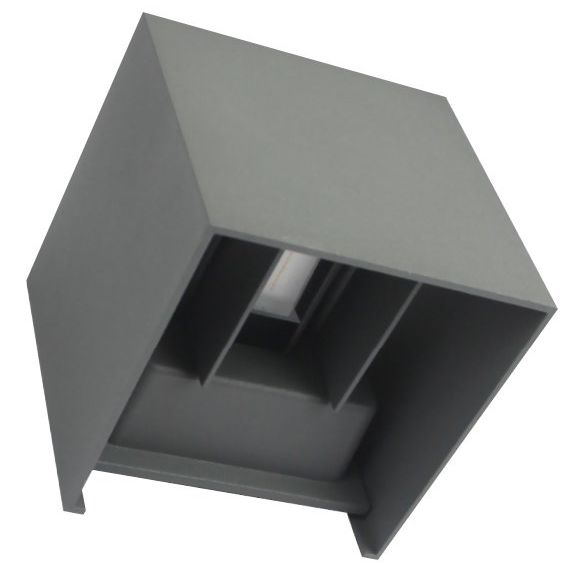 Megatron - Decken-/Wandleuchte LED-Außenleuchte MT68002 830, grau  − 1 Stück