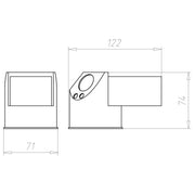 Kaiser - Dose, Gehäuse für Montage in der Wand/Decke HW-Elektronikdose 9268-74 ECONFlexluftdicht − 10 Stück