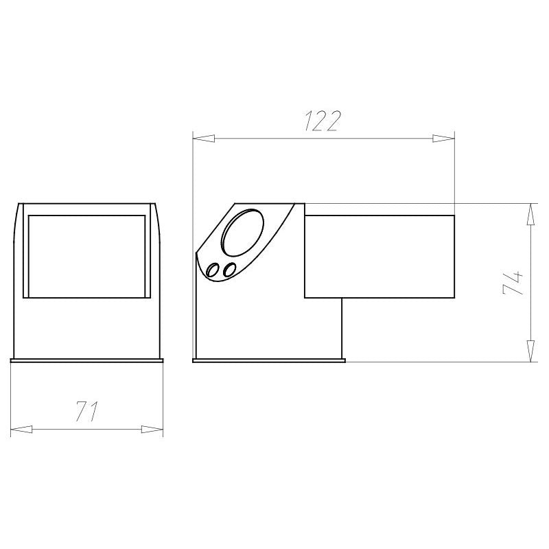 Kaiser - Dose, Gehäuse für Montage in der Wand/Decke HW-Elektronikdose 9268-74 ECONFlexluftdicht − 10 Stück