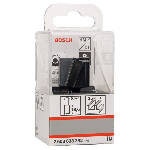 Bosch - Fräser PRO Nutfräser, 2608628392 zweischneidig 25 x L