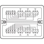 WAGO - Kompaktverteiler für steckbare Gebäudeinstallation Verteilerbox 899-681/144-000 400 V/230 V