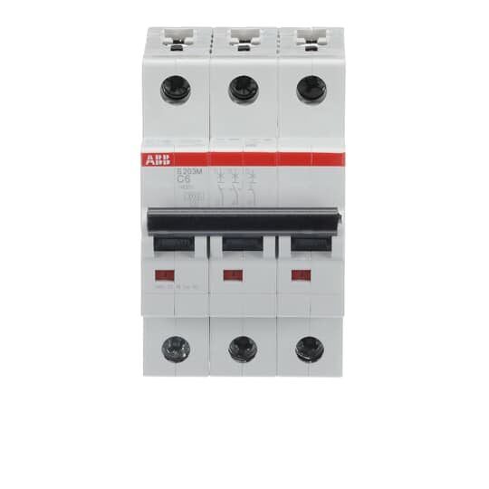 ABB Stotz S&J - Leitungsschutzschalter Sicherungsautomat S203M-C6 10kA 6A C 3p