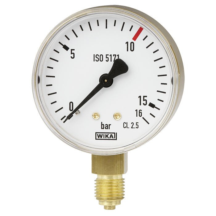 Wika Wiegand - Rohrfedermanometer Rohrfedmano 111.11.063 CU 9083634 40 bar G1/4B