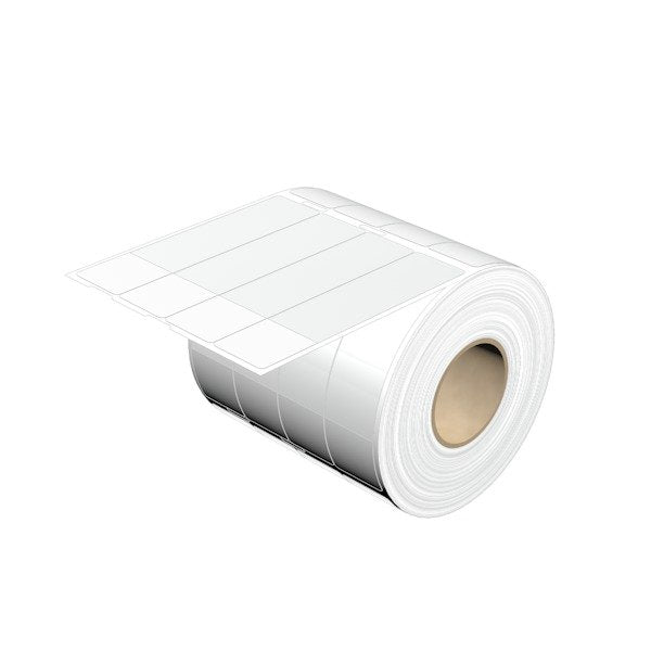 Weidmüller - Kabelmarkierungssystem Gerätemarkierer, Etikett THM WOVIN24.5/100 WS 24,5x100mm weiß