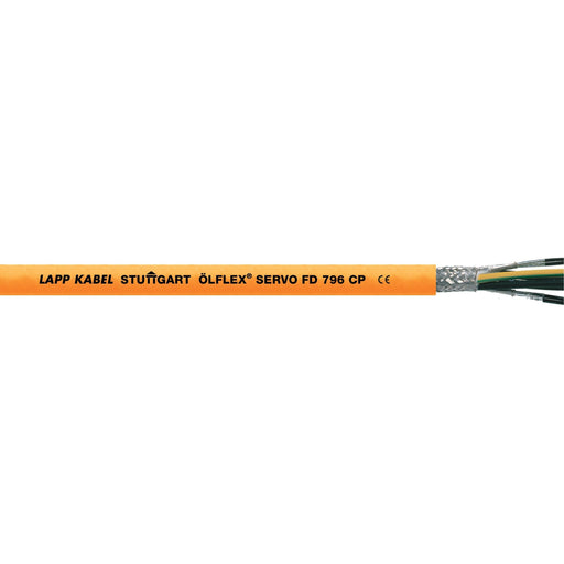 Lapp Kabel&Leitung - Energiekabel < 1 kV, für ortsveränderlichen Einsatz ÖLFLEX SERVO FD 796 CP 0027977 4G50+2x(2x2,5)