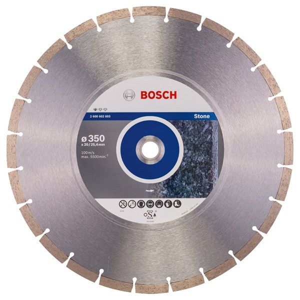 Bosch - Trenn-/Schleifscheibe Diamanttrennscheibe 2608602603 Standard for Stone