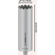 Bosch - Bohrkrone PRO Nassbohrkrone, 152 x 2608601743 450 mm G 1 1/4 Zoll