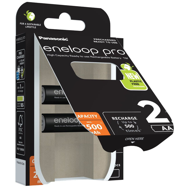 Hückmann - Akku Mignon AA eneloop BK-3HCDE/2BE(VE2) 2500mAh
